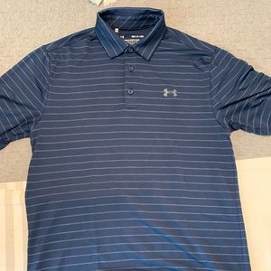 Navy Under Armour Golf Polo Small
